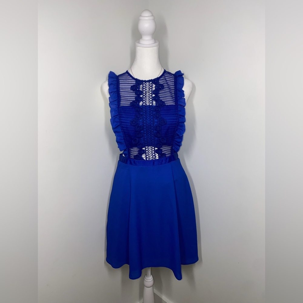 ASOS Royal Blue Mesh dress